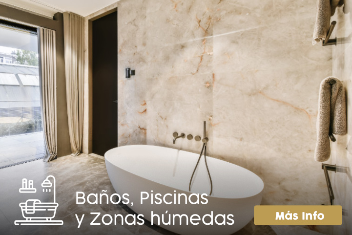 baños y zonas húmedas en mármol y granito